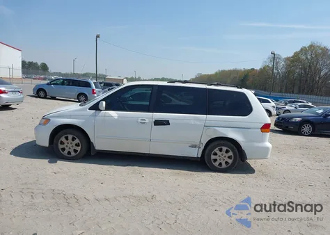 2002 Honda Odyssey Ex z USA, uszkodzony, nr VIN 5FNRL18682B003133